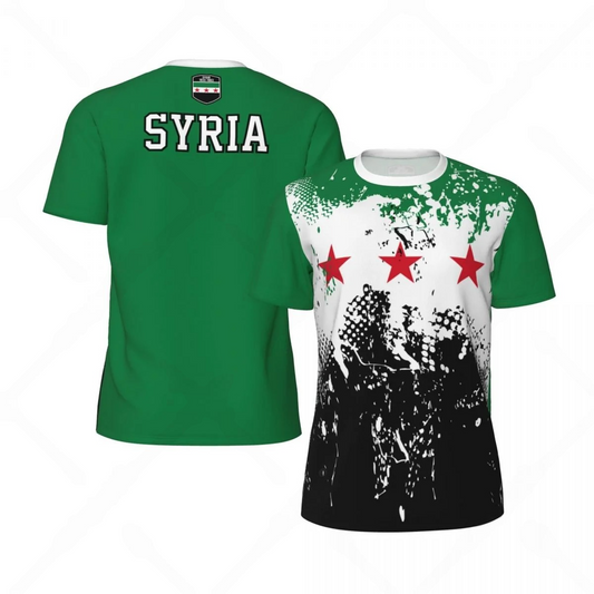 Sports Syria Flag T-Shirt 1 / L MAHYSTYLE