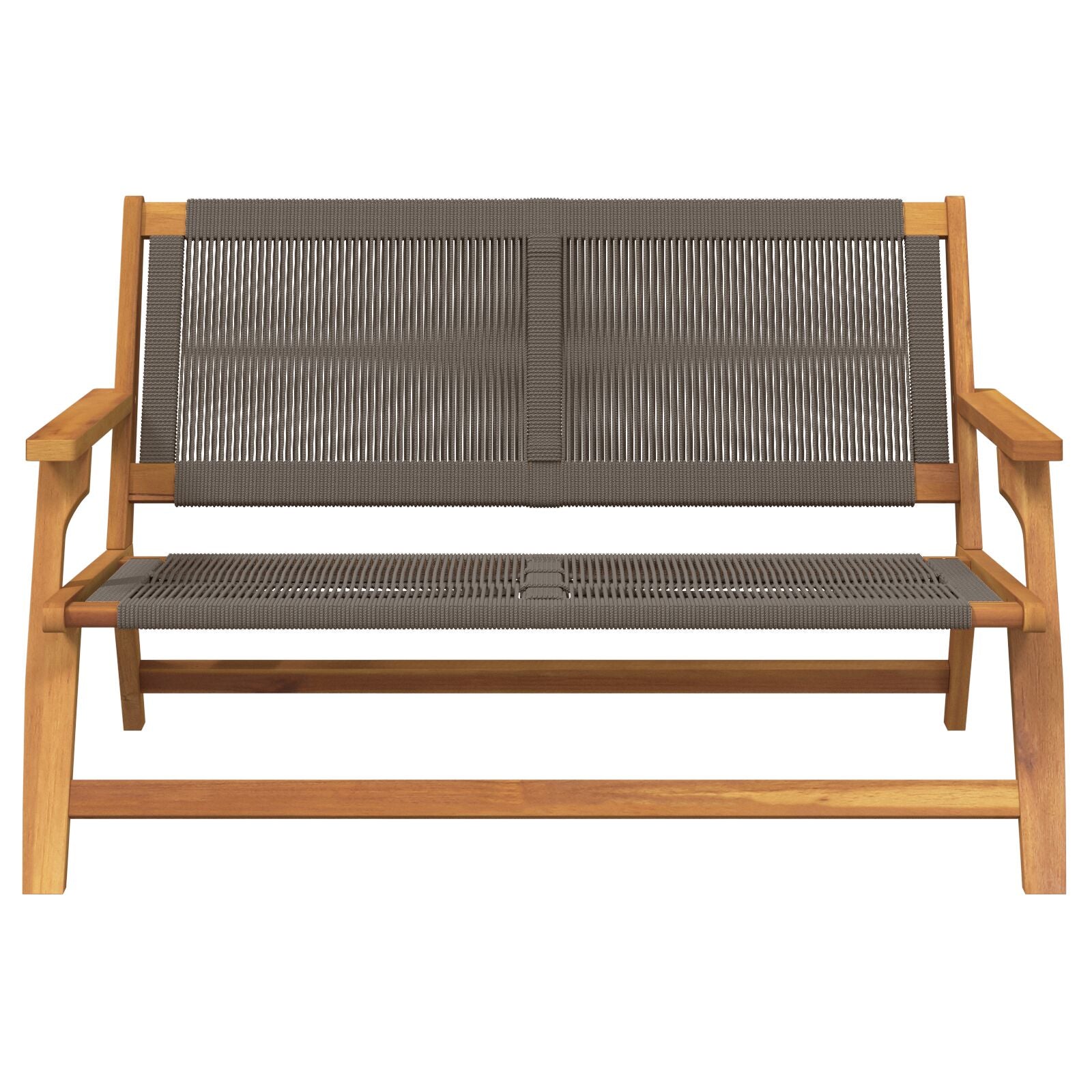 Hagebenk Grå 76X122X73 Cm Solid Akasietre