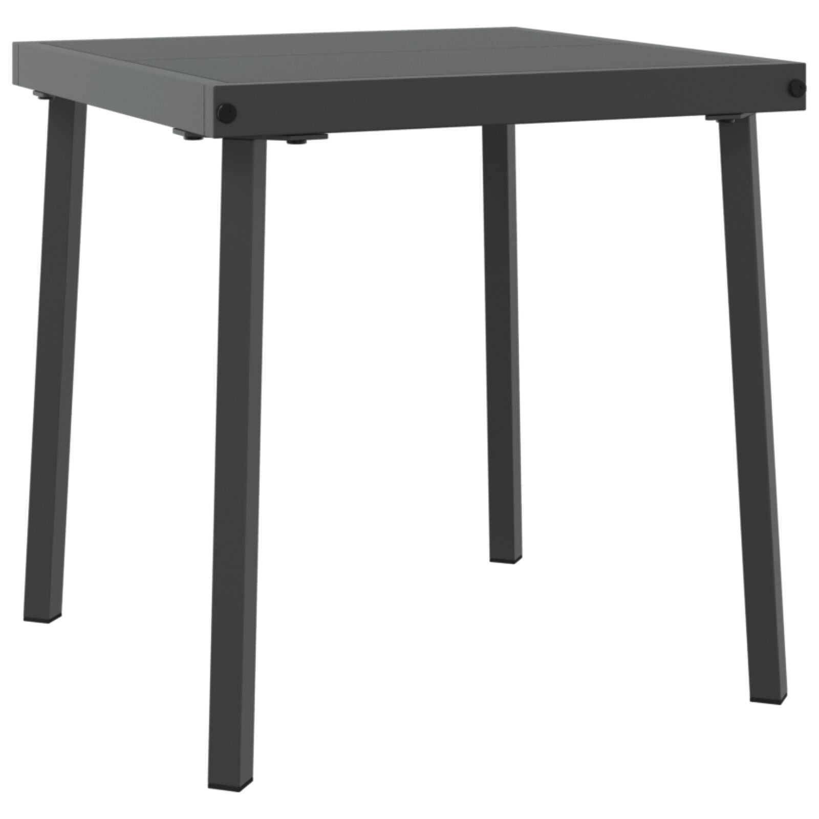 Solsenger 2 Stk Med Hjul Og Bord Svart Poly Rattan