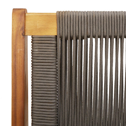 Hagebenk Grå 76X122X73 Cm Solid Akasietre