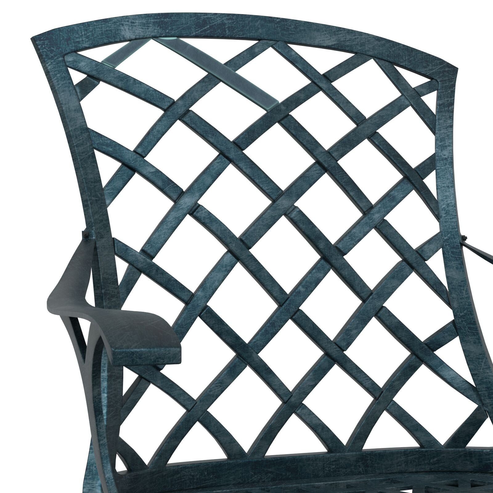 Hage Stoler Stable 4 Stk Grønn Støpt Aluminium