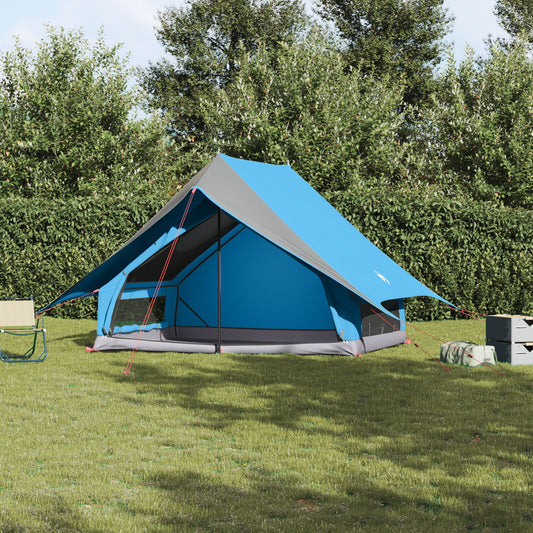 Camping Telt A-Ramme 5-Person Blå Vanntett