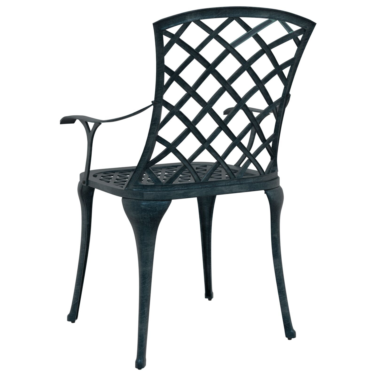 Hage Stoler Stable 4 Stk Grønn Støpt Aluminium