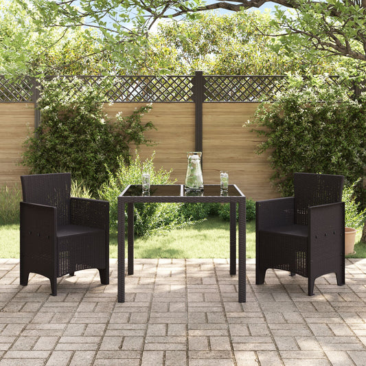 Hagemøbler 2 Stk Brun Poly Rattan
