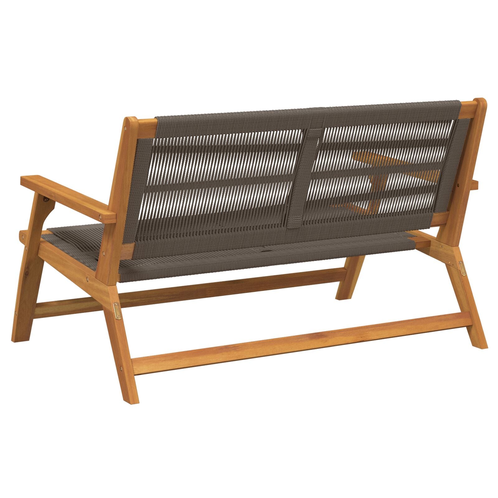 Hagebenk Grå 76X122X73 Cm Solid Akasietre