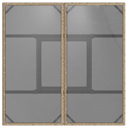 5-Delt Hage Spisebord Beige Poly Rotting