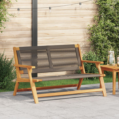 Hagebenk Grå 76X122X73 Cm Solid Akasietre