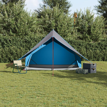 Camping Telt A-Ramme 5-Person Blå Vanntett