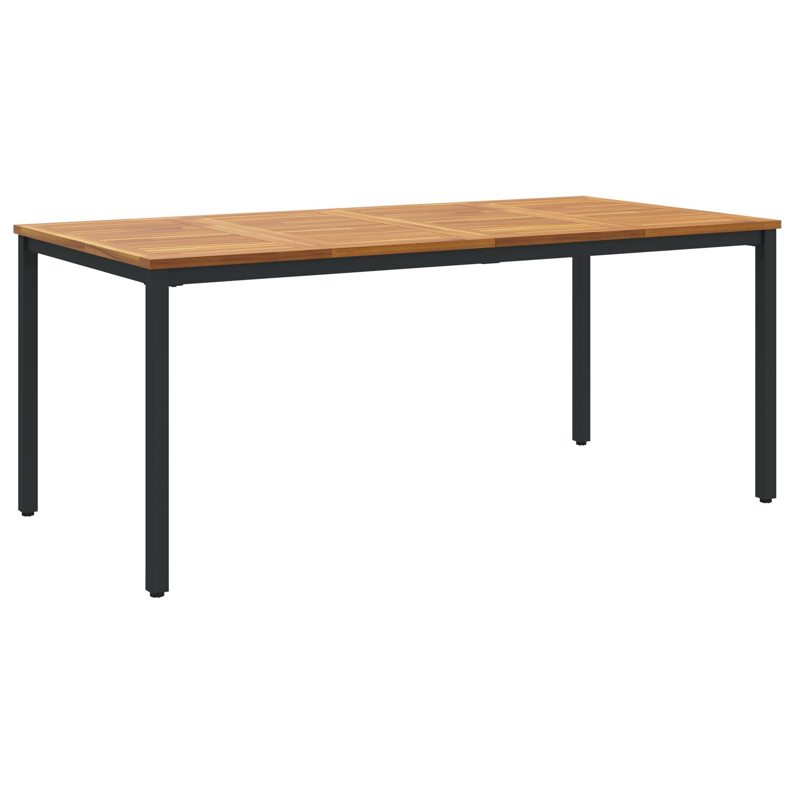 Hagebord 180X90X75 Cm Solid Akasietre Og Metall