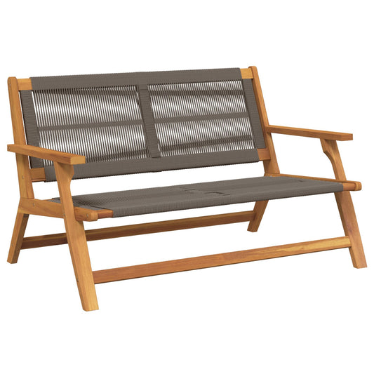 Hagebenk Grå 76X122X73 Cm Solid Akasietre