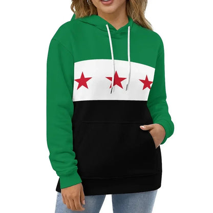 Syria Flag Hoodie for men and women