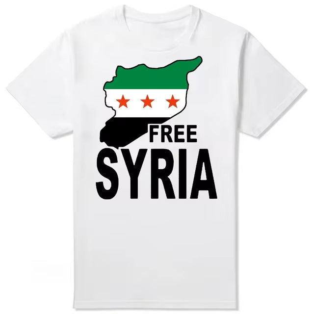 Cotton Men's "Free Syria" T-Shirt