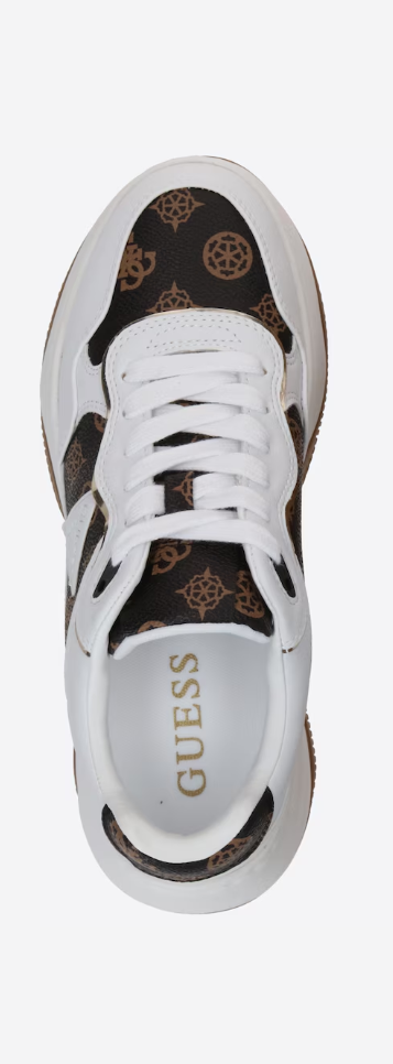 Guess Harper – Sleek White Sporty Sneakers for Spring & Summer