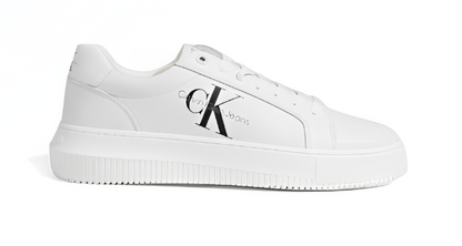 Calvin Klein Pure – Classic White Leather Sneakers for Fall & Winter