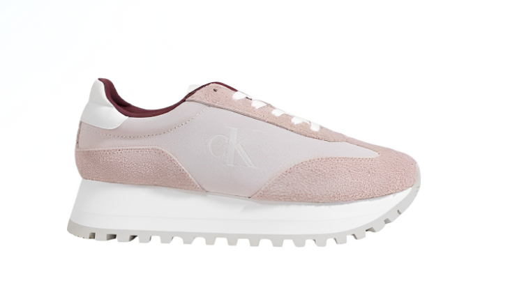 Calvin Klein Lila – Elegant Lilac Leather Sneakers for Fall & Winter