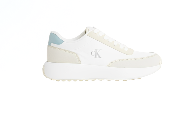 Calvin Klein Jeans Nude – Elegant Beige Leather Sneakers for Spring & Summer