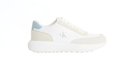 Calvin Klein Jeans Nude – Elegant Beige Leather Sneakers for Spring & Summer