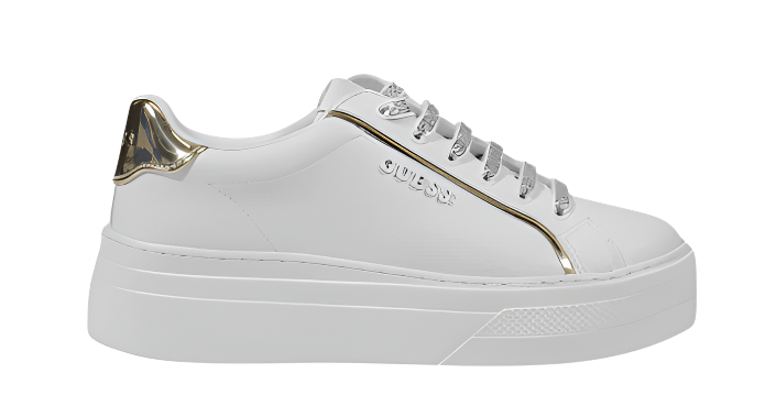 Guess Marina – Sleek White Slip-On Sneakers for Spring & Summer