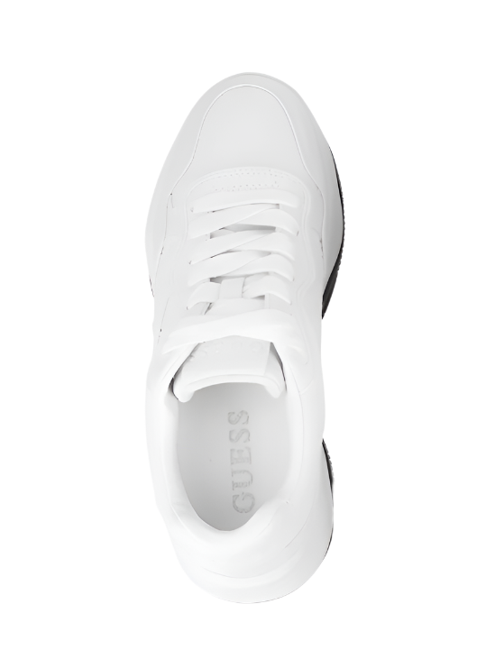 Guess Harper – Sleek White Sporty Sneakers for Spring & Summer