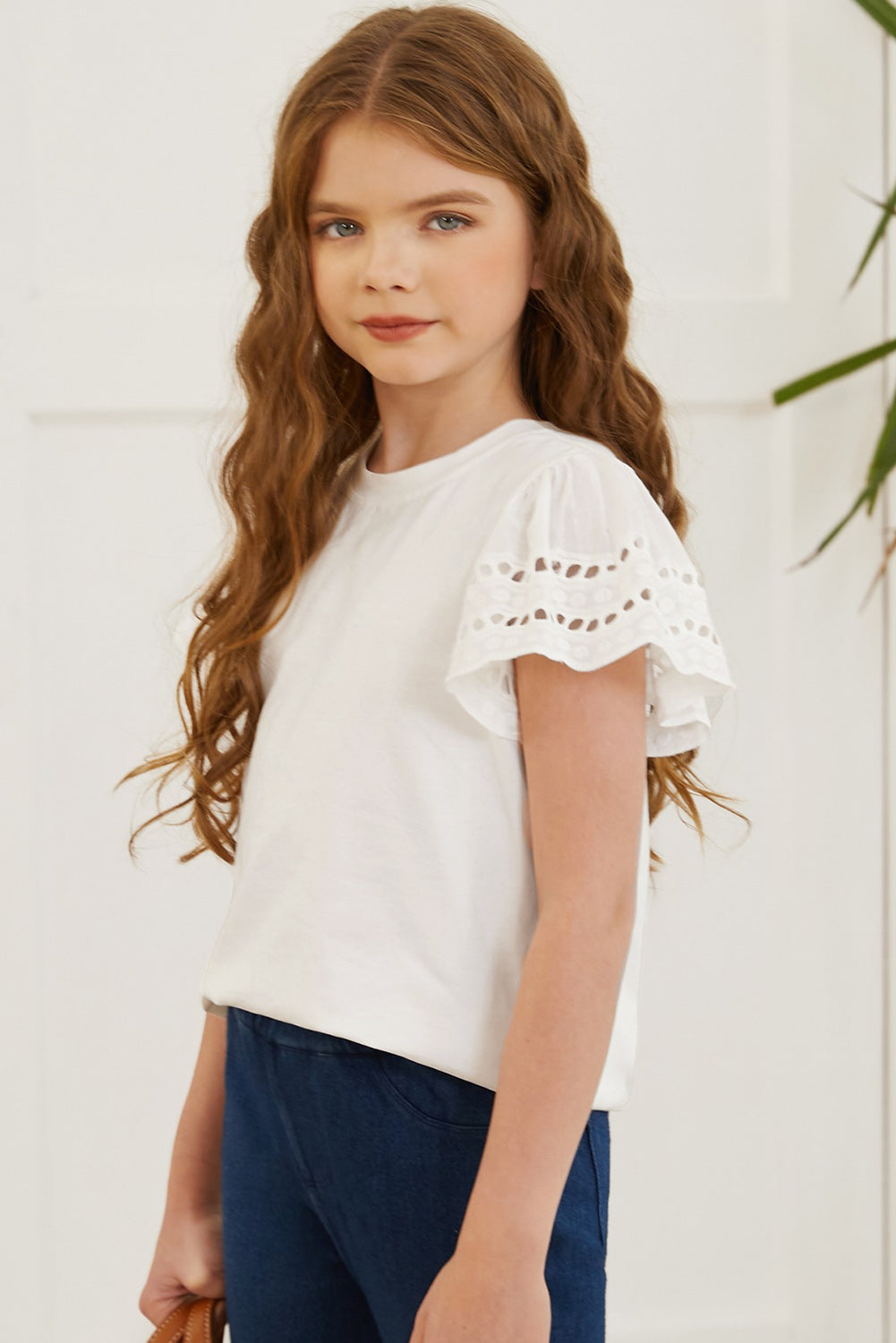 Flutter Sleeve T-Shirt For Girls