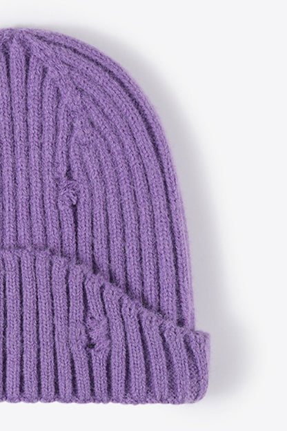 Rib-Knit Beanie