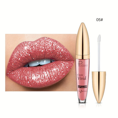 Pudaier Shiny Stars Lip Gloss – High-Gloss, Long-Lasting & Moisturizing