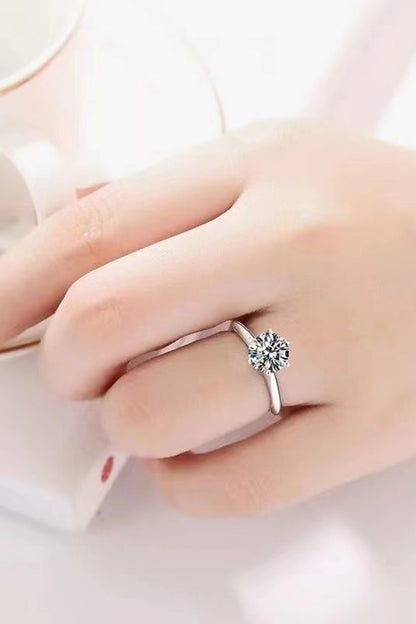 Moissanite Ring - 3 Carat