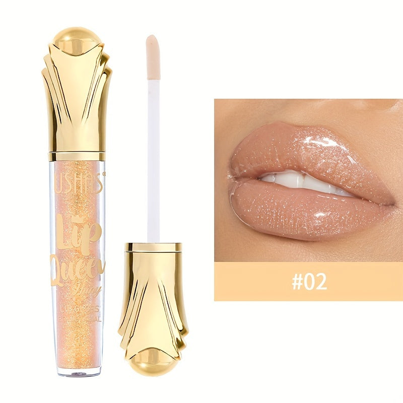 Long-Lasting Matte Lip Gloss – Moisturizing & Glitter Finish