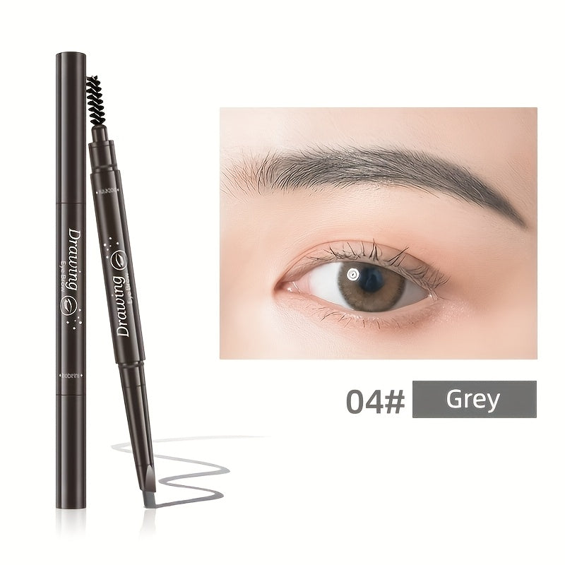 5-Color Waterproof Dual-Ended Eyebrow Pencil – Long-Lasting & Natural Look