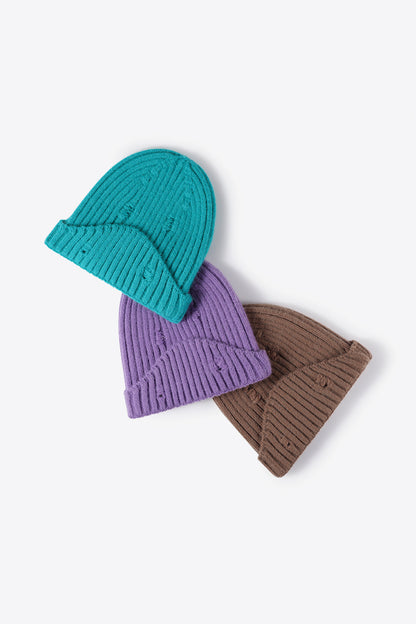 Rib-Knit Beanie