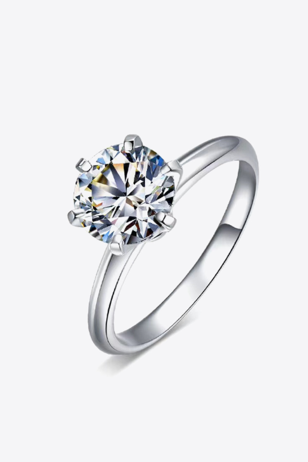 Moissanite Ring - 3 Carat