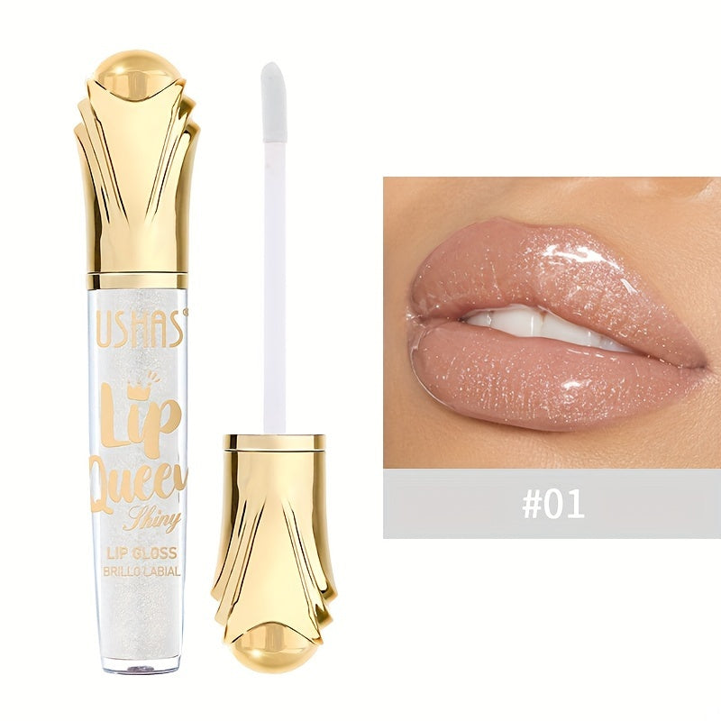 Long-Lasting Matte Lip Gloss – Moisturizing & Glitter Finish