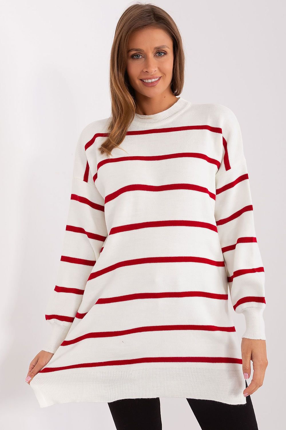 Long Striped Sweater