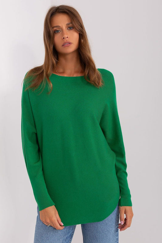 Green Batwing Sweater S/M MAHYSTYLE