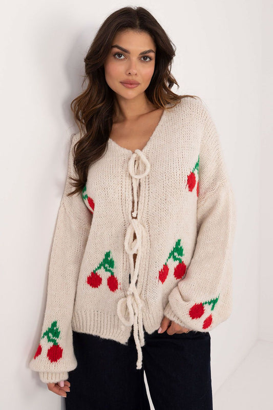 Fruit Sweater beige / one-size-fits-all MAHYSTYLE