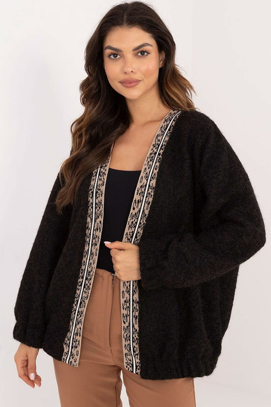 Long-Sleeve Cardigan black / one-size-fits-all MAHYSTYLE