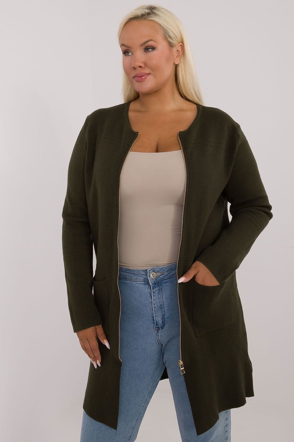 long cut Sweater plus size