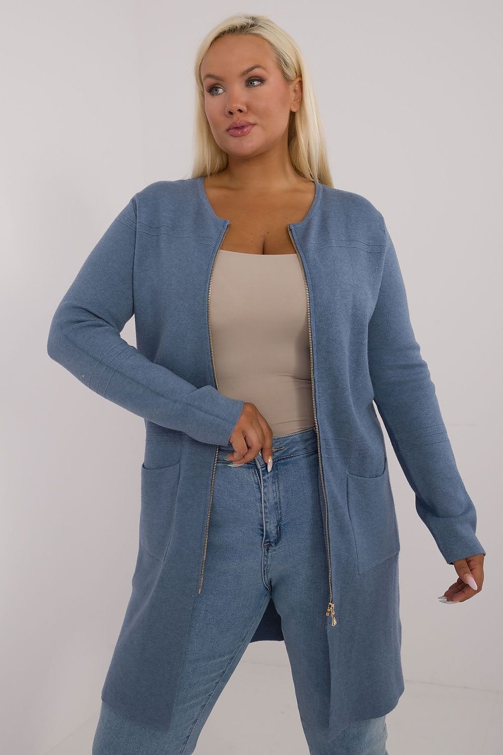 long cut Sweater plus size