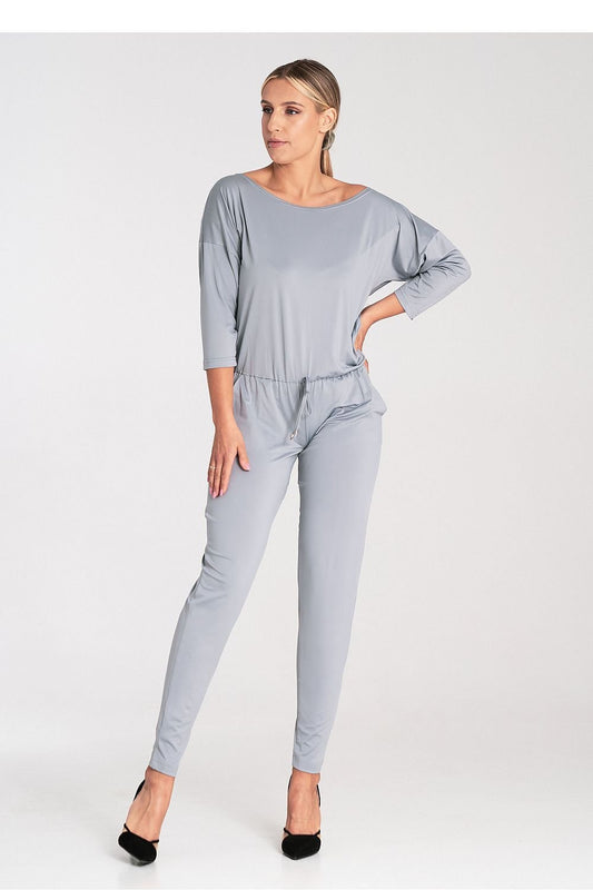 Effortless Elegance Jumpsuit - Figl grey / S MAHYSTYLE