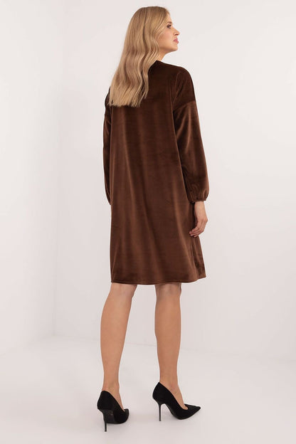 Velour Everyday Dress by Italy Moda