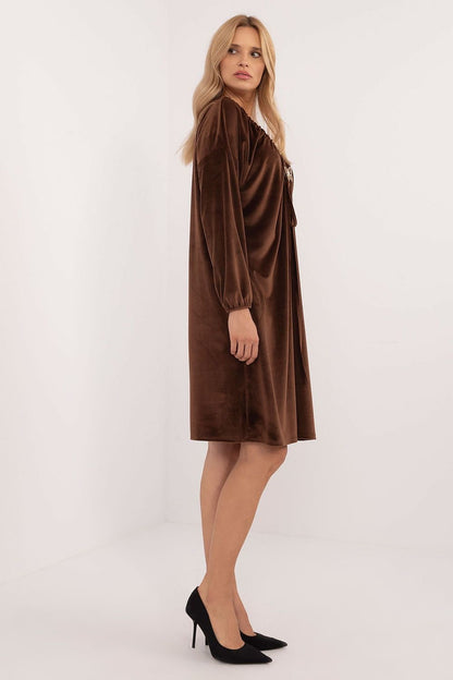 Velour Everyday Dress by Italy Moda