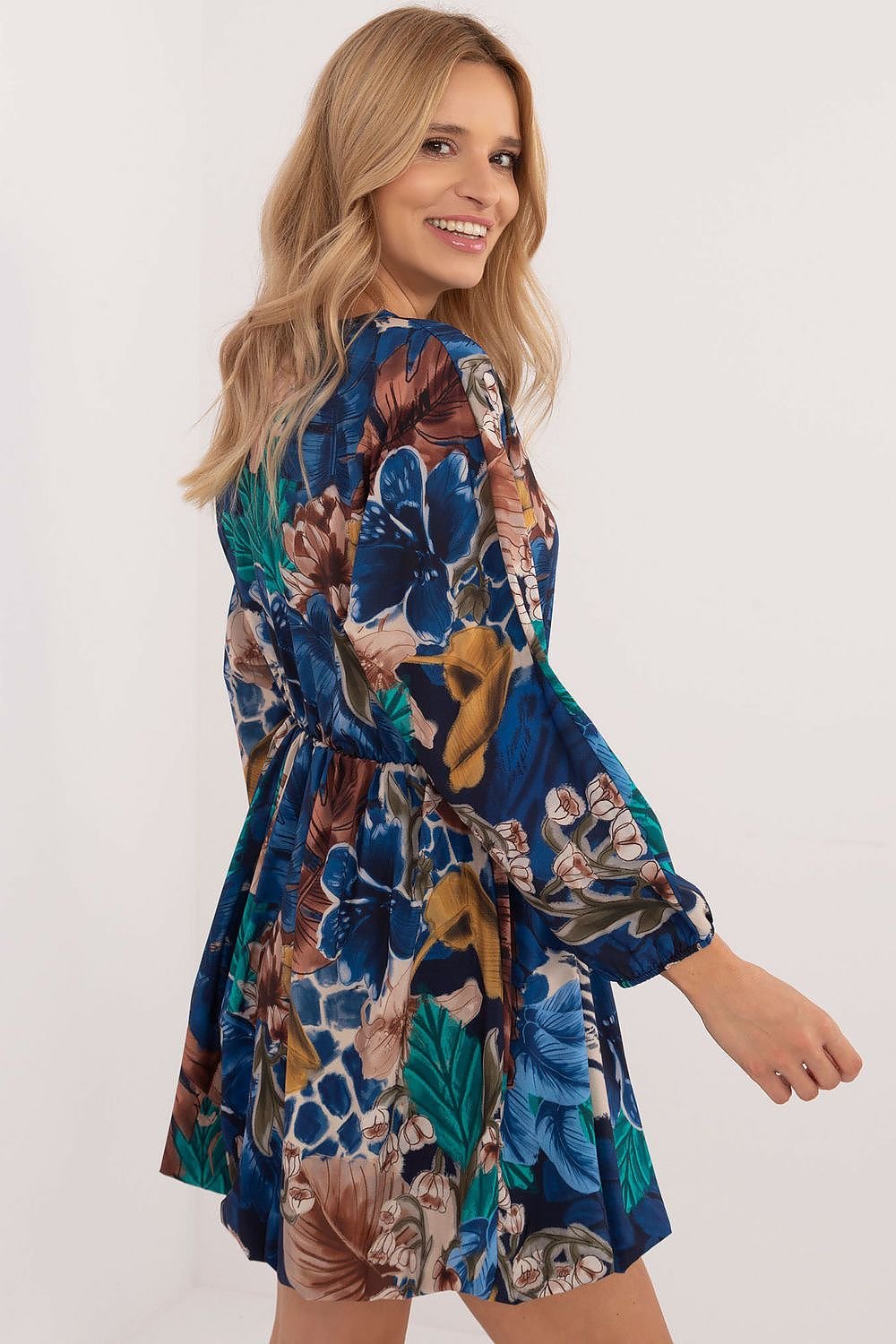 Bombshell Floral Dress by Italy Moda