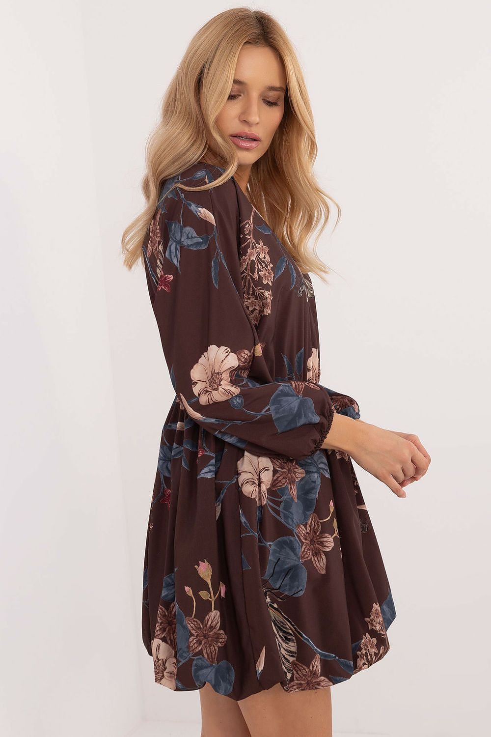 Bombshell Floral Dress by Italy Moda