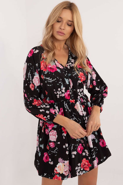 Bombshell Floral Dress by Italy Moda