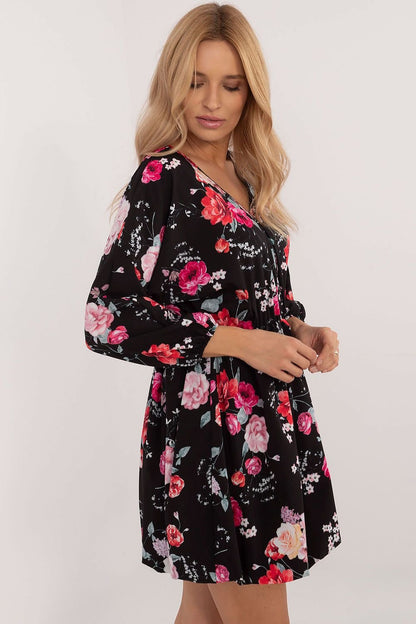 Bombshell Floral Dress by Italy Moda