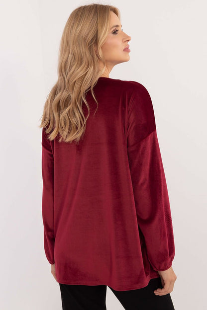 Chic Velour Blouse