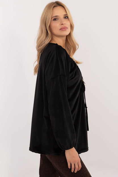 Chic Velour Blouse