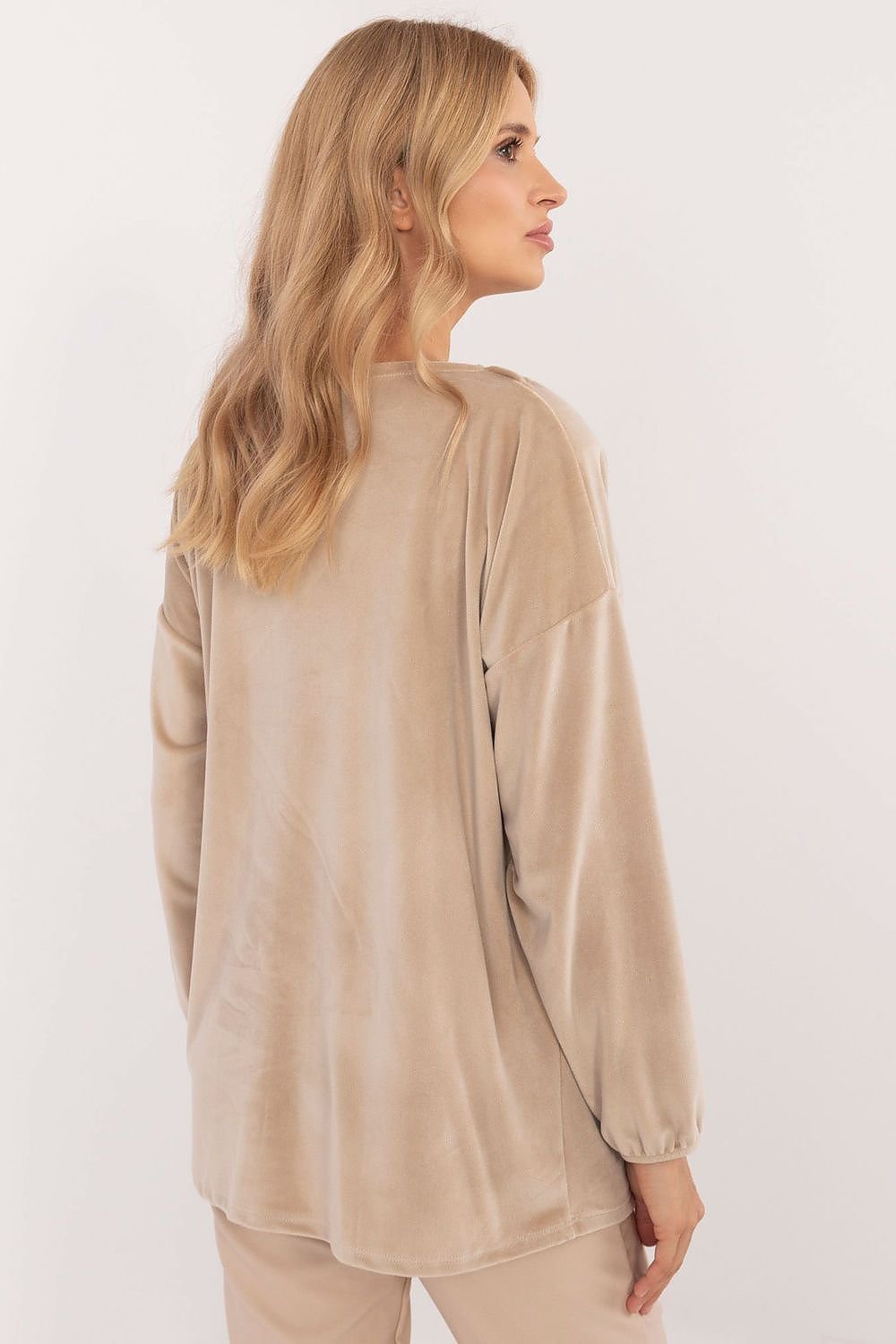 Chic Velour Blouse