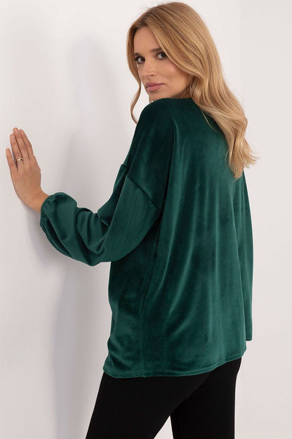 Chic Velour Blouse