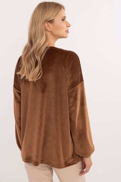 Chic Velour Blouse